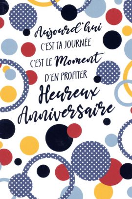 CARNET ANNIVERSAIRE HOMME