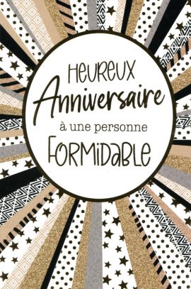 CARNET ANNIVERSAIRE HOMME