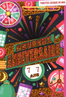 CARNET ANNIVERSAIRE HOMME TIRETTE