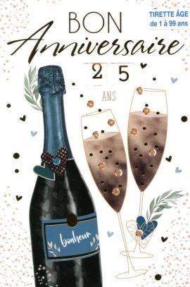 CARNET ANNIVERSAIRE HOMME TIRETTE