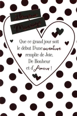 CARNET MARIAGE