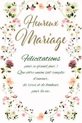 CARNET MARIAGE