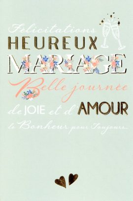 CARNET MARIAGE