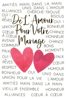 CARNET MARIAGE