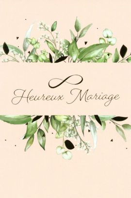 CARNET MARIAGE