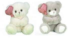 DISPLAY 12 OURSONS AVEC BALLON COEUR ASSORTIS – 15cm