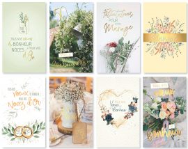 CARNET NOCES D’OR – FELICITATIONS MARIAGES ASSORT.