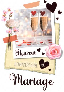 CARNET ANNIVERSAIRE DE MARIAGE
