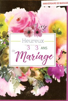 CARNET ANNIVERSAIRE DE MARIAGE