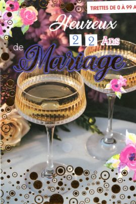 CARNET ANNIVERSAIRE DE MARIAGE