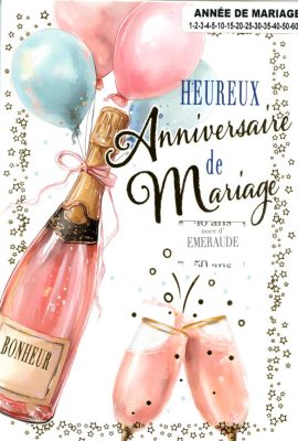 CARNET ANNIVERSAIRE DE MARIAGE TIRETTE