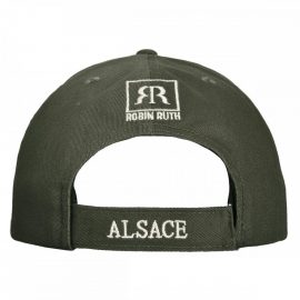 CASQUETTE LOGO ROND ALSACE CIGOGNE KAKI
