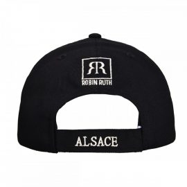 CASQUETTE LOGO ROND ALSACE CIGOGNE BLACK