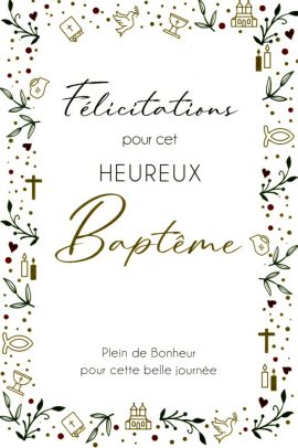 CARNET BAPTÊME