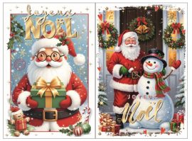 CARTES MUSICALES JOYEUX NOEL
