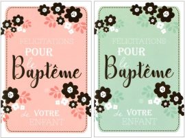 CARNET BAPTÊME