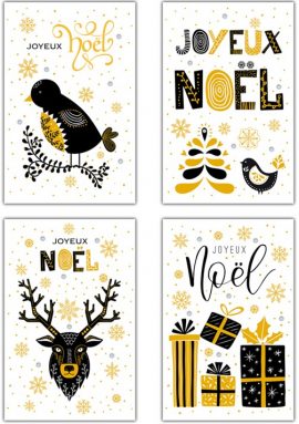 CARTES MUSICALES NOEL DE LUXE