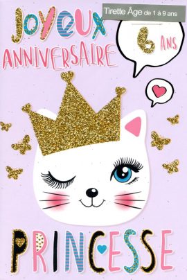 CARNET ANNIVERSAIRE ENFANTS  TIRETTE