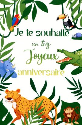 CARNET ANNIVERSAIRE ENFANTS