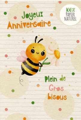 CARNET ANNIVERSAIRE ENFANTS