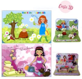 CARNET ANNIVERSAIRE ENFANT POP UP 3D