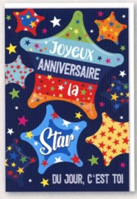 CARNET MAXI A4 – anniversaire