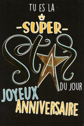 CARNET ANNIVERSAIRE ADOS