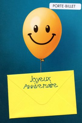 CARNET ANNIVERSAIRE ADOS PORTE BILLET