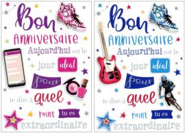 CARNET ANNIVERSAIRE ADOS