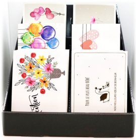 BOX 36 CARTES CADEAUX TOUTES OCCASIONS – Format 11,5 x 17 cm
