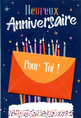 CARNET ANNIVERSAIRE ADOS PORTE CHEQUE