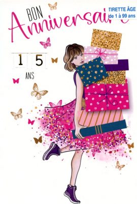 CARNET ANNIVERSAIRE ADOS TIRETTE