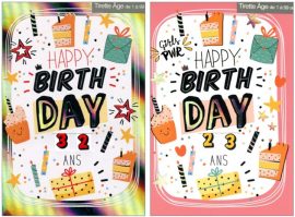CARNET ANNIVERSAIRE ADOS TIRETTE