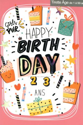CARNET ANNIVERSAIRE ADOS TIRETTE