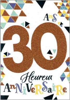 MAXI CARTES A4 – 30 ANS
