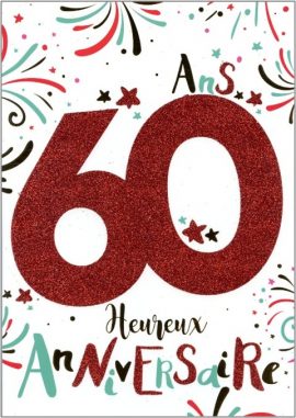 MAXI CARTES A4 – 60 ANS