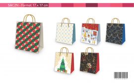 SAC KDO FINITION DORURE & GAUFRAGE 17,0 x 17,0 cm – 6 modèles assortis