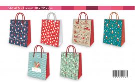 SAC KDO ENFANTS FINITION DORURE & GAUFRAGE 18,0 x 22,7 cm – 6 modèles assortis