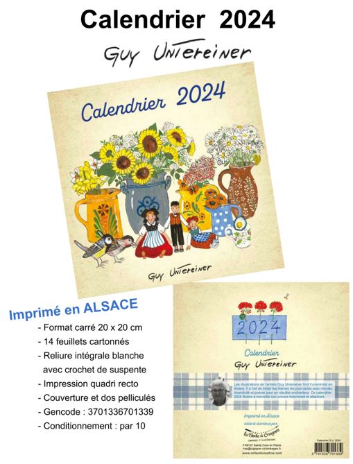 ALSACE - CALENDRIERS 
