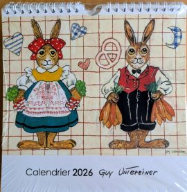 CALENDRIER 2026 Guy Untereiner – 20.0 x20.0 cm