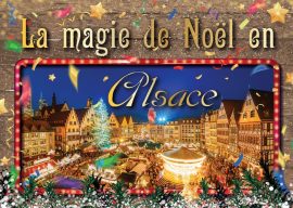 CARTES POSTALES FIN D’ANNEE ALSACE 10×15