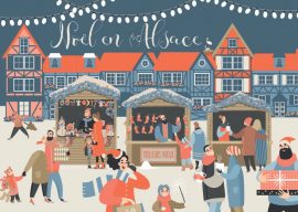 CARTES POSTALES FIN D’ANNEE ALSACE 10×15