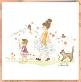 CARNET DOUBLE SOLENN PELZ + enveloppe – Format 15x15cm – sans cello
