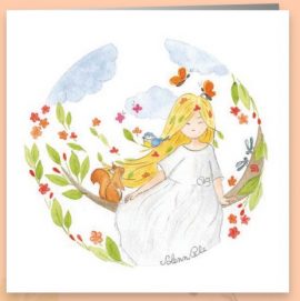 CARNET DOUBLE SOLENN PELZ + enveloppe – Format 15x15cm – sans cello