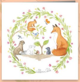 CARNET DOUBLE SOLENN PELZ + enveloppe – Format 15x15cm – sans cello