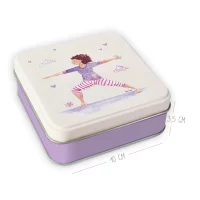 BOITE METALLIQUE 10x10x3,5 cm – PETITE PAUSE