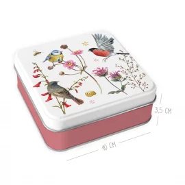 BOITE METALLIQUE 10 x 10 x 3,5 cm – COLLECTION HARMONIE