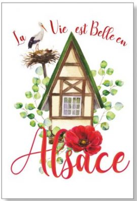 Carnet double 11,5 x 17 cm Alsace touristique – Exclusivité FB Diffusion