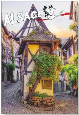Carnet double 11,5 x 17 cm Alsace touristique – Exclusivité FB Diffusion