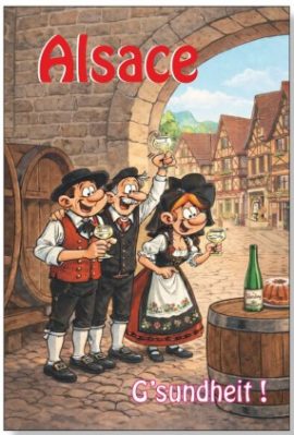 Carnet double 11,5 x 17 cm Alsace touristique – Exclusivité FB Diffusion